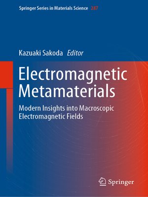 cover image of Electromagnetic Metamaterials